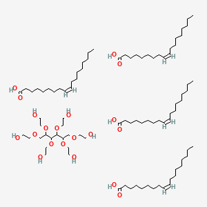 molecular formula C90H174O20 B1638064 Sorbitol hexa(polyoxyethylene) ether tetraoleate 