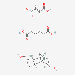 molecular formula C22H34O10 B1638066 (E)-But-2-enedioic acid;hexanedioic acid;[8-(hydroxymethyl)-3-tricyclo[5.2.1.02,6]decanyl]methanol 