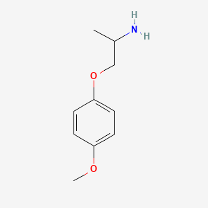 molecular formula C10H15NO2 B1638068 1-(4-Methoxyphenoxy)propan-2-amine CAS No. 66145-39-9