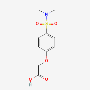 molecular formula C10H13NO5S B1638070 (4-Dimethylsulfamoyl-phenoxy)-acetic acid CAS No. 99076-71-8