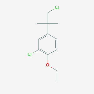 2-Chloro-4-(1-chloro-2-methylpropan-2-yl)-1-ethoxybenzene