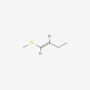 molecular formula C5H10S B1638102 1-丁烯，1-(甲硫基)-，(E)- CAS No. 17414-27-6