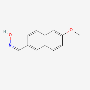 molecular formula C13H13NO2 B1638113 1-(6-Methoxynaphthalen-2-yl)ethanone oxime 