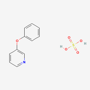 molecular formula C11H11NO5S B1638141 3-Phenoxypyridine monosulfate CAS No. 65846-21-1