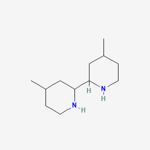 molecular formula C12H24N2 B1638159 4-Methyl-2-(4-methylpiperidin-2-yl)piperidine CAS No. 1378896-71-9