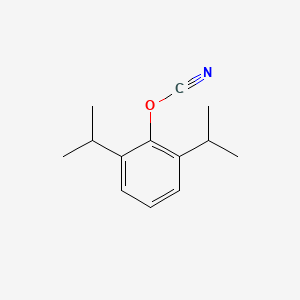 molecular formula C13H17NO B1638161 Cyanic acid, 2,6-bis(1-methylethyl)phenyl ester 