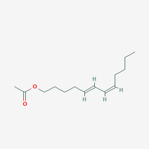 molecular formula C14H24O2 B1638182 5E,7Z-Dodecadienyl acetate 