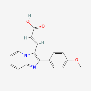 3-[2-(4-Methoxy-phenyl)-imidazo[1,2-a]pyridin-3-yl]-acrylic acid