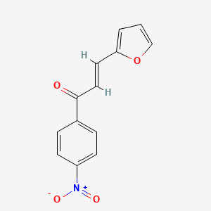 molecular formula C13H9NO4 B1638200 3-(2-Furyl)-1-(4-nitrophenyl)prop-2-en-1-one CAS No. 4332-89-2