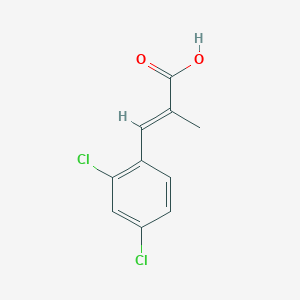 molecular formula C10H8Cl2O2 B1638210 3-(2,4-Dichlorophenyl)methacrylic acid 