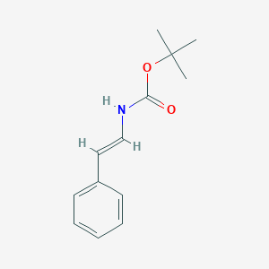 molecular formula C13H17NO2 B1638214 Styrylcarbamic acid tert-butyl ester CAS No. 38427-91-7