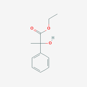 molecular formula C11H14O3 B1638223 2-Hydroxy-2-phenyl-propionic acid ethyl ester CAS No. 2406-23-7