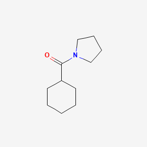 molecular formula C11H19NO B1638239 Cyclohexyl(pyrrolidin-1-yl)methanone 