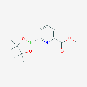 B163825 Methyl 6-(4,4,5,5-tetramethyl-1,3,2-dioxaborolan-2-YL)pyridine-2-carboxylate CAS No. 1264176-33-1