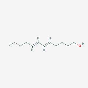 molecular formula C12H22O B1638258 5,7-Dodecadien-1-ol 