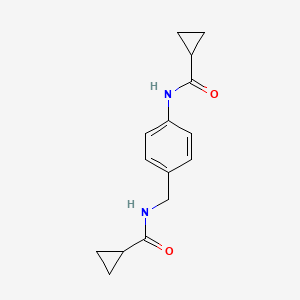 N-{4-[(cyclopropylcarbonyl)amino]benzyl}cyclopropanecarboxamide