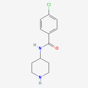 4-chloro-N-piperidin-4-ylbenzamide