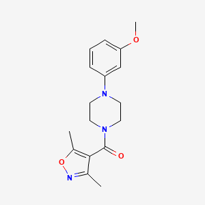 Methanone, (3,5-dimethyl-4-isoxazolyl)[4-(3-methoxyphenyl)-1-piperazinyl]-