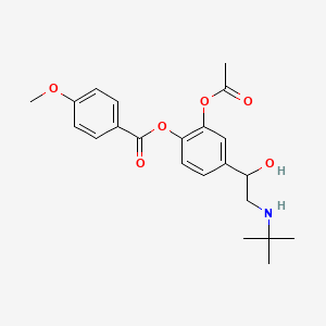 molecular formula C22H27NO6 B1638285 Nisbuterol CAS No. 57540-78-0