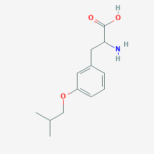 molecular formula C13H19NO3 B1638309 2-amino-3-[3-(2-methylpropoxy)phenyl]propanoic Acid 