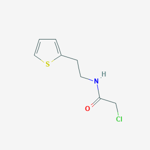 B163834 2-chloro-N-[2-(thiophen-2-yl)ethyl]acetamide CAS No. 135709-69-2