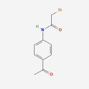 molecular formula C10H10BrNO2 B1638348 N-(4-乙酰基苯基)-2-溴乙酰胺 CAS No. 29182-93-2