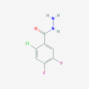 molecular formula C7H5ClF2N2O B1638366 2-Chloro-4,5-difluorobenzohydrazide CAS No. 438530-91-7
