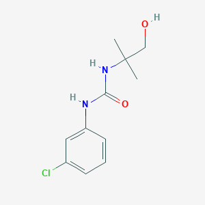 molecular formula C11H15ClN2O2 B1638401 N-(3-氯苯基)-N'-(2-羟基-1,1-二甲基乙基)脲 CAS No. 522660-64-6