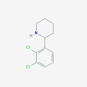 molecular formula C11H13Cl2N B1638529 2-(2,3-Dichlorophenyl)piperidine CAS No. 383128-24-3