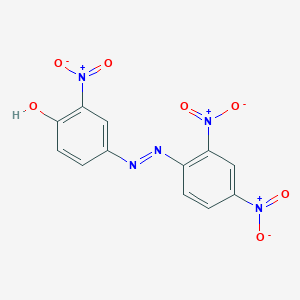 molecular formula C12H7N5O7 B1638531 2-Nitro-4-(2',4'-dinitrophenylazo)phenol 