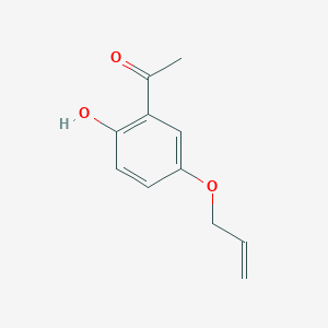 molecular formula C11H12O3 B1638534 Ethanone, 1-[2-hydroxy-5-(2-propen-1-yloxy)phenyl]- 