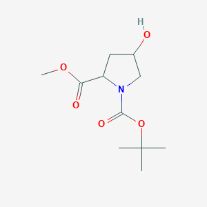 1-Tert-butyl 2-methyl 4-hydroxypyrrolidine-1,2-dicarboxylate