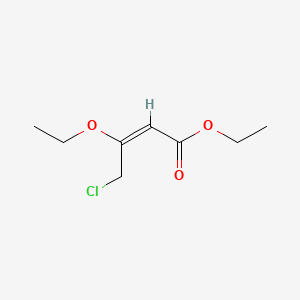 molecular formula C8H13ClO3 B1638547 Ethyl 4-chloro-3-ethoxy-2-butenoate CAS No. 32809-81-7