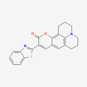 molecular formula C22H18N2O2S B1638556 香豆素545 CAS No. 85642-11-1