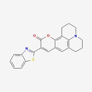 molecular formula C22H18N2O2S B1638556 Cumarina 545 CAS No. 85642-11-1