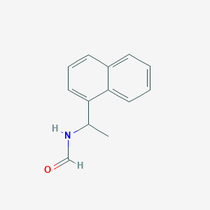 molecular formula C13H13NO B1638559 N-(1-(萘-1-基)乙基)甲酰胺 CAS No. 49681-33-6