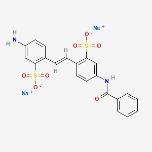 disodium;5-amino-2-[(E)-2-(4-benzamido-2-sulfonatophenyl)ethenyl]benzenesulfonate