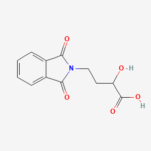 molecular formula C12H11NO5 B1638578 4-Phthalimido-2-hydroxy butyric acid CAS No. 31701-91-4