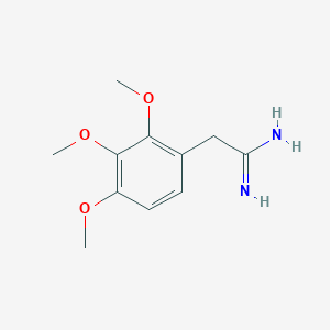 molecular formula C11H16N2O3 B1638581 2-(2,3,4-Trimethoxy-phenyl)-acetamidine 