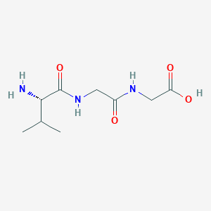 molecular formula C9H17N3O4 B1638589 H-Val-gly-gly-OH CAS No. 21835-35-8