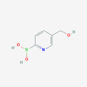 molecular formula C6H8BNO3 B163862 (5-(Hydroxymethyl)pyridin-2-yl)boronic acid CAS No. 1310405-01-6