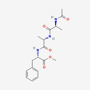 molecular formula C18H25N3O5 B1638660 AC-Ala-ala-phe-ome 