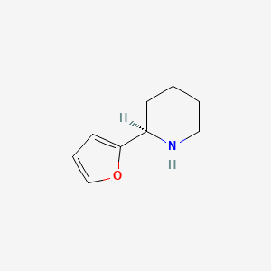 molecular formula C9H13NO B1638717 (2R)-2-(furan-2-yl)piperidine 