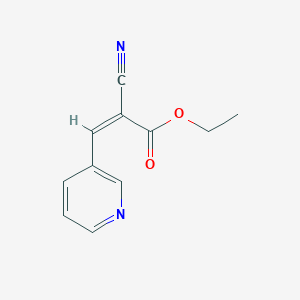 molecular formula C11H10N2O2 B1638731 Ethyl 2-Cyano-3-(3-pyridyl)acrylate 