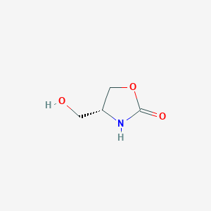 molecular formula C4H7NO3 B1638753 (R)-4-(羟甲基)噁唑烷-2-酮 CAS No. 132682-23-6