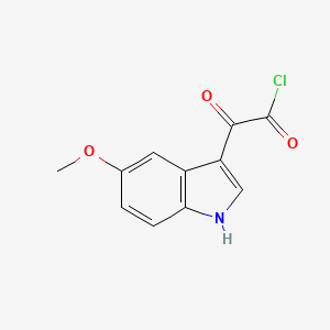 molecular formula C11H8ClNO3 B1638760 2-(5-methoxy-1H-indol-3-yl)-2-oxoacetyl chloride 