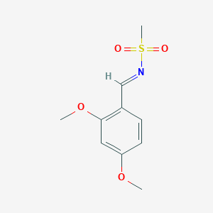 molecular formula C10H13NO4S B1638765 n-(2,4-Dimethoxybenzylidene)methanesulfonamide 