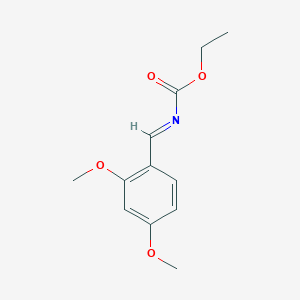 molecular formula C12H15NO4 B1638824 (2,4-Dimethoxybenzylidene)carbamic acidethyl ester 