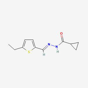 N'-[(E)-(5-Ethyl-2-thienyl)methylene]cyclopropanecarbohydrazide