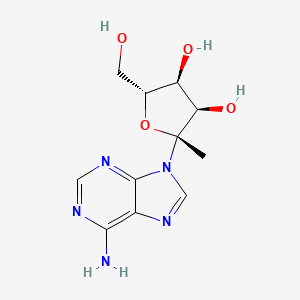 (2R,3R,4S,5R)-2-(6-aminopurin-9-yl)-5-(hydroxymethyl)-2-methyloxolane-3,4-diol